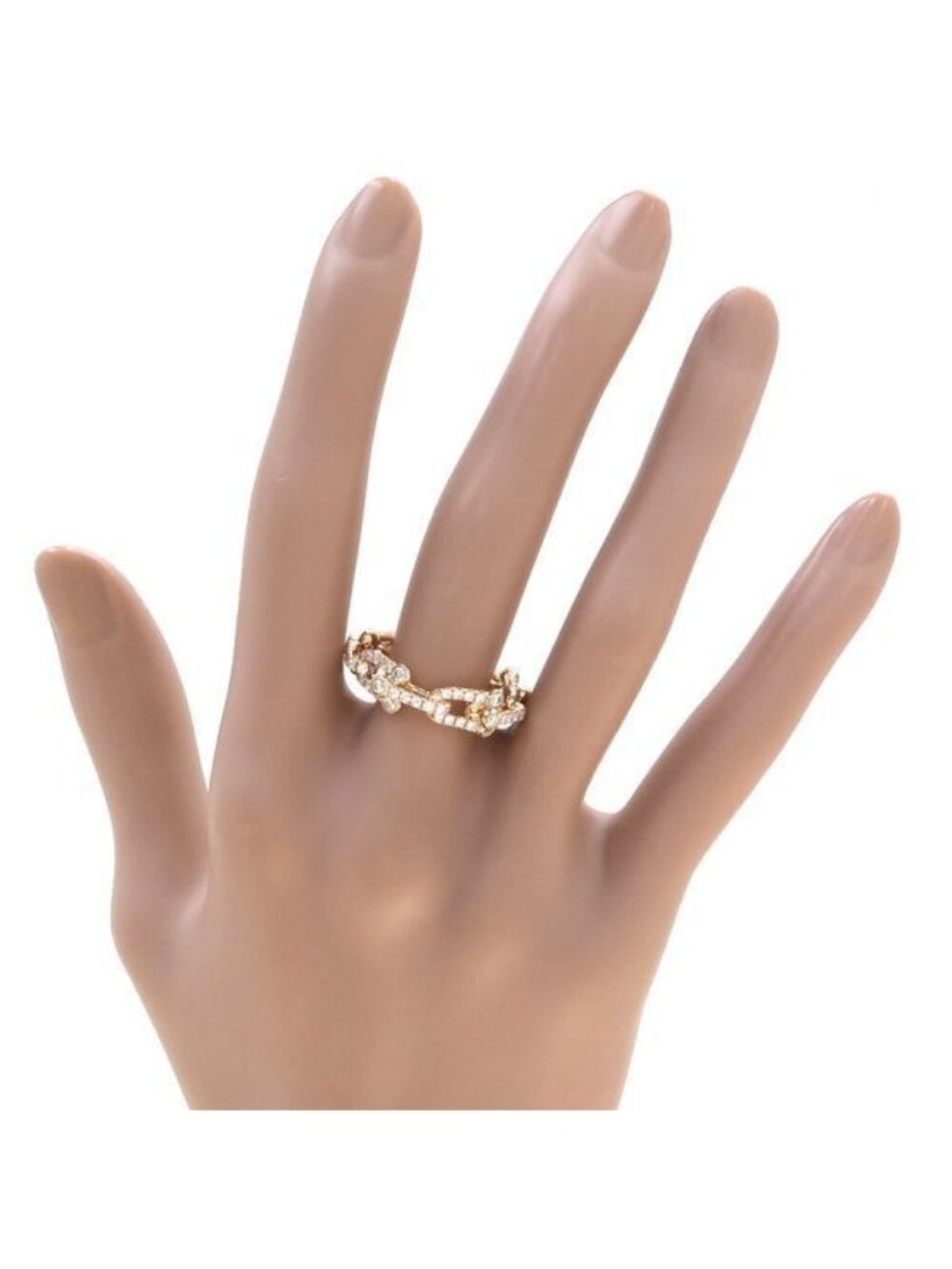 Tiffany & Co HardWear Link Diamond Ring Small #near - Picture 8 of 10